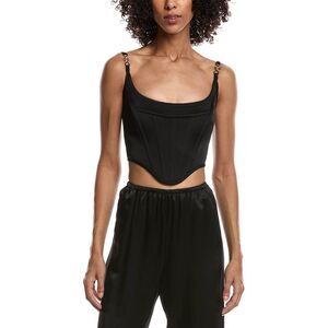 Versace Womens  Corset Top, Black